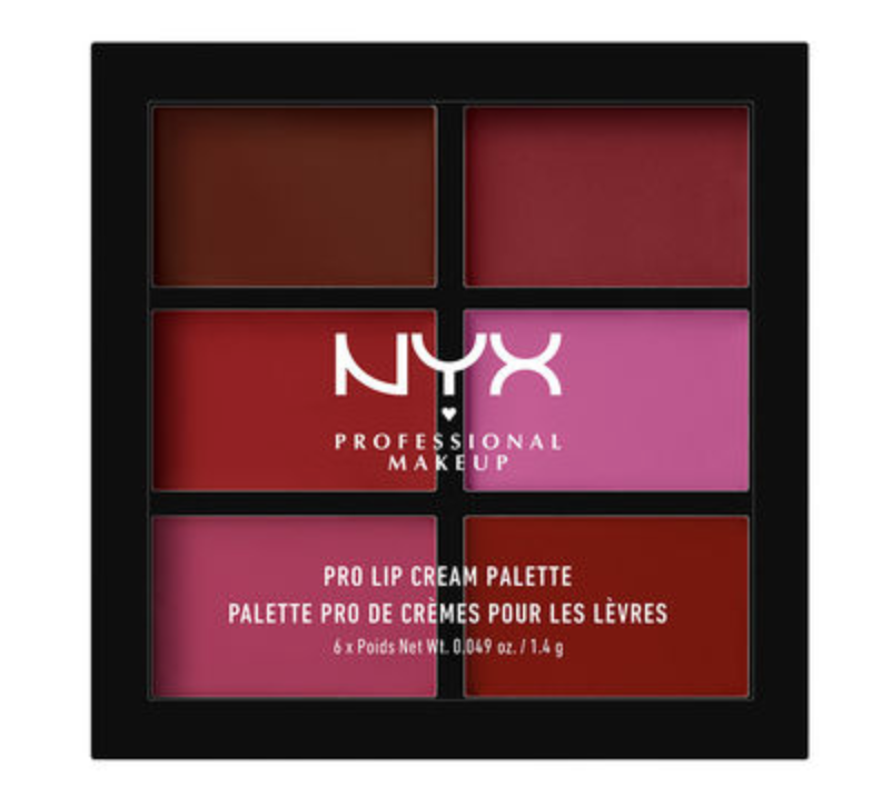 NYX lip palette