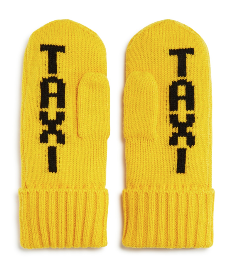 Kate spade taxi mittens