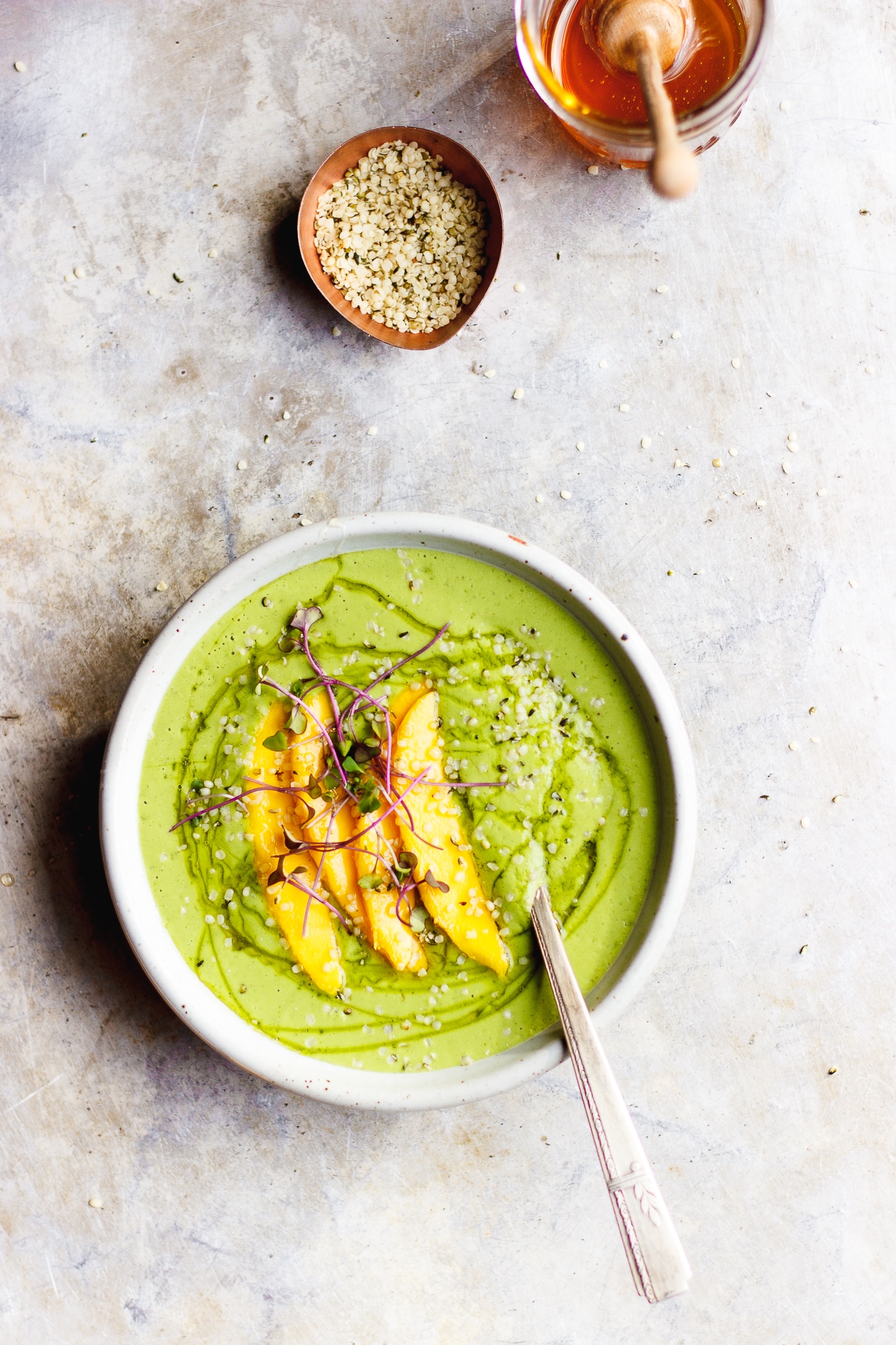 With Food + Love Green Mango Smoothie Bowl