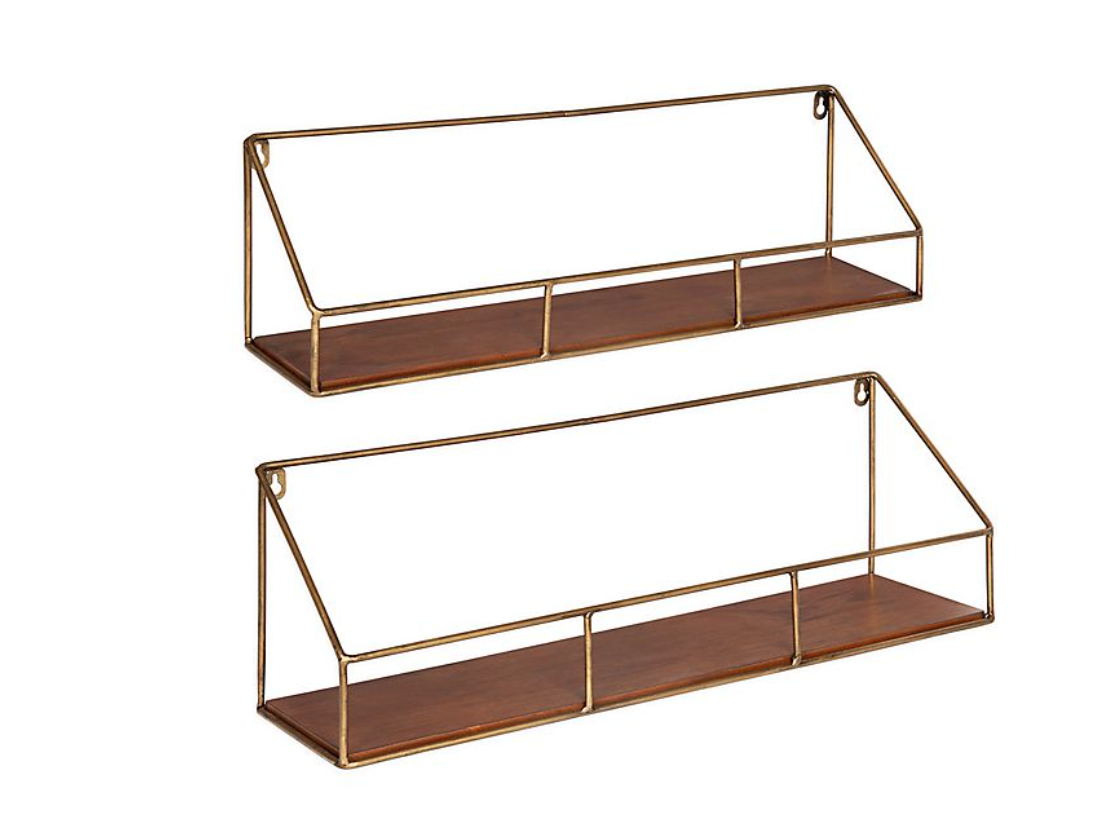 Kate and Laurel Floating Wall Shelves