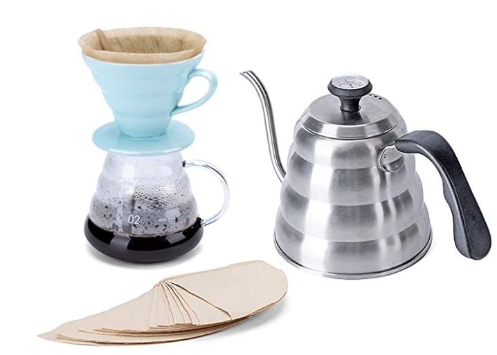 Pour Over Coffeemaker Set,