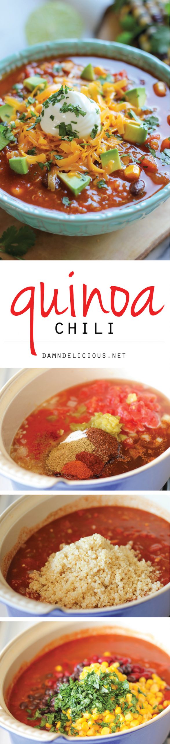  Damn Delicious Quinoa Chili 