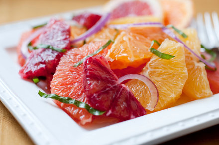 The New York Times Winter Citrus Salad With Honey Dressing