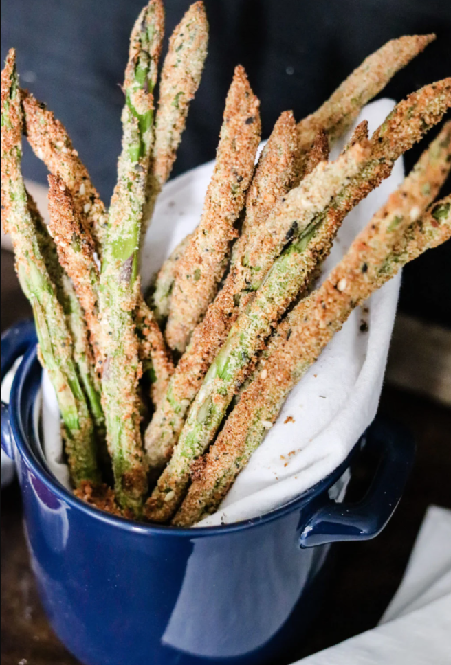 Domestic Superhero Air Fryer Asparagus Fries