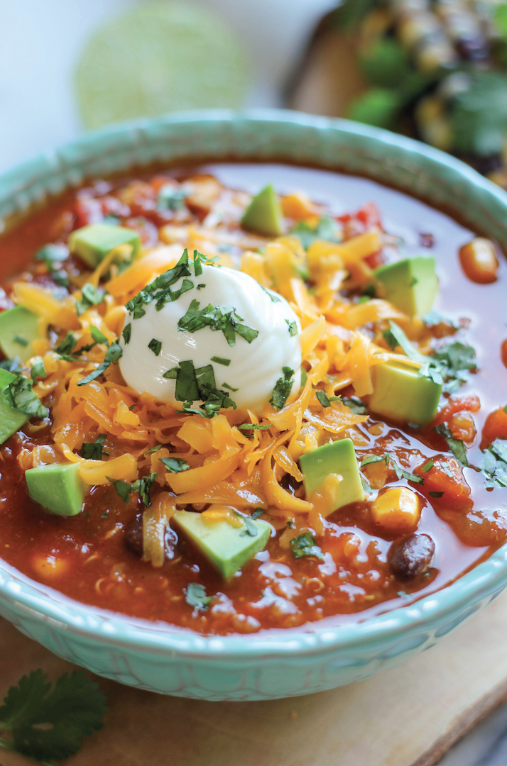  Damn Delicious Quinoa Chili 