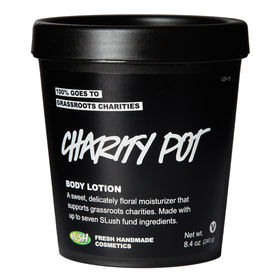 Lush charity pot