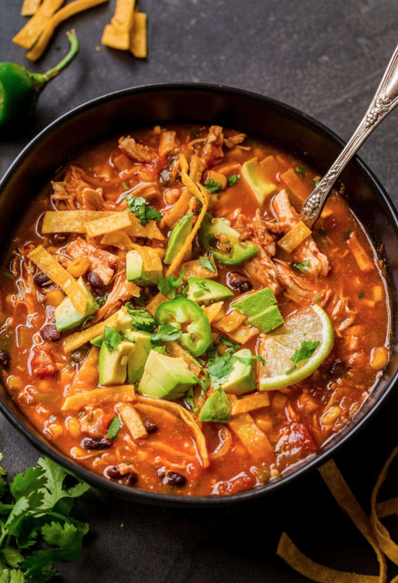 Natasha's Kitchen Chicken Tortilla Soup 