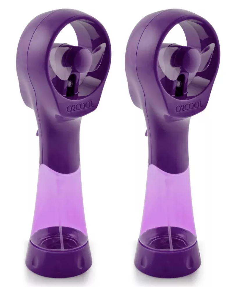 O2Cool Misting Fan 2-Pack