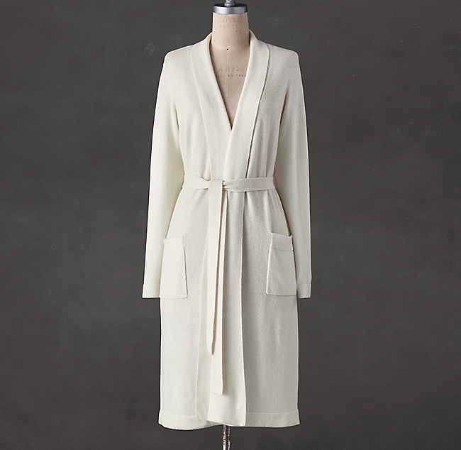 Restoration Hardware Cashmere Spa Robe