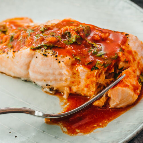 Savory Tooth Instant Pot Salmon With Chilli Lime Sauce