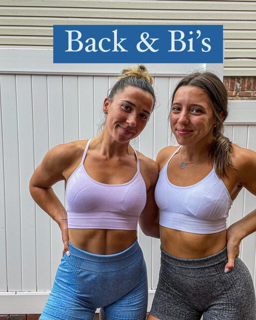 Christina and Jordyn - @fitness_withtheduo 